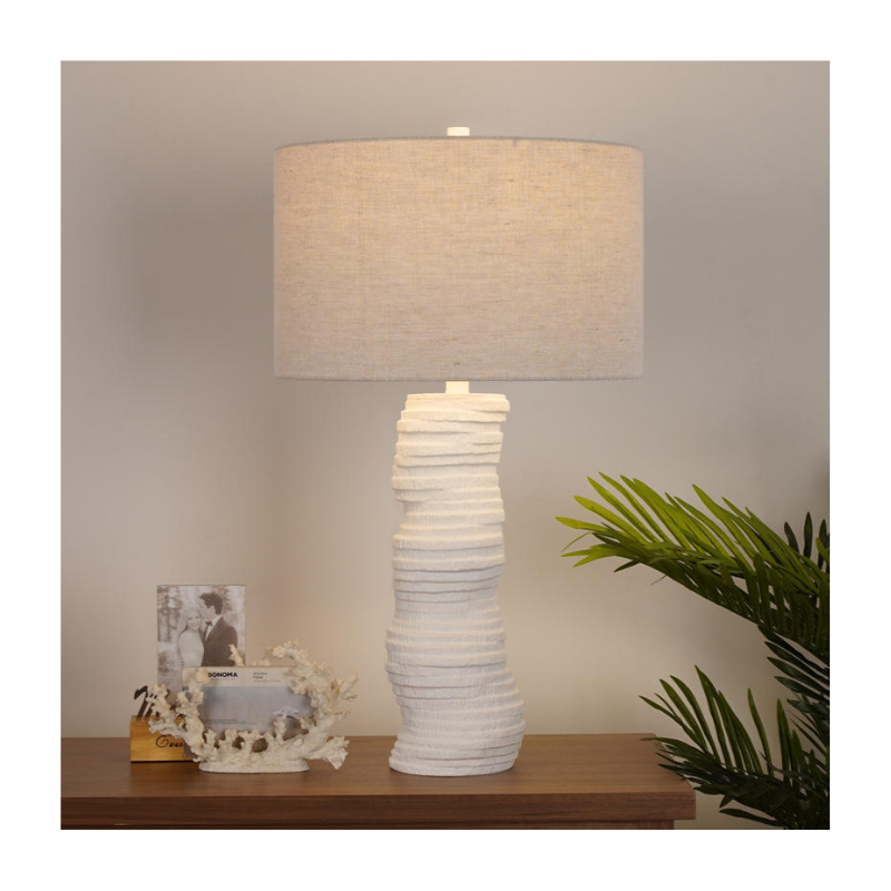 Eroded Column Table Lamp